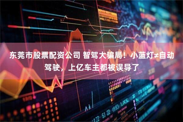 东莞市股票配资公司 智驾大骗局！小蓝灯≠自动驾驶，上亿车主都被误导了