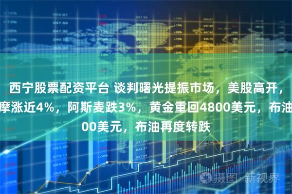 西宁股票配资平台 谈判曙光提振市场，美股高开，美银、大摩涨近4%，阿斯麦跌3%，黄金重回4800美元，布油再度转跌